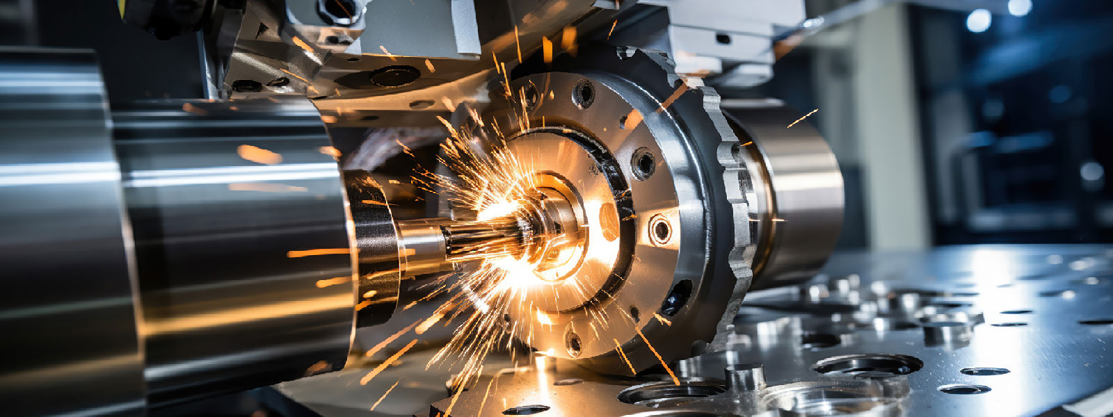 High precision components manufacturing with CNC metal machining and sparks