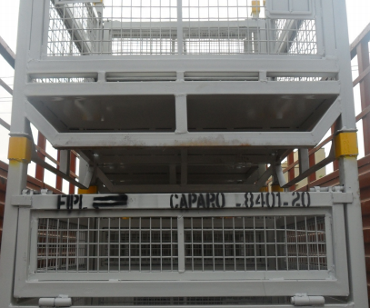 Fabricated metal structure with corrosion-resistant coating