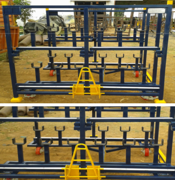Precision-welded metal frame for heavy load applications