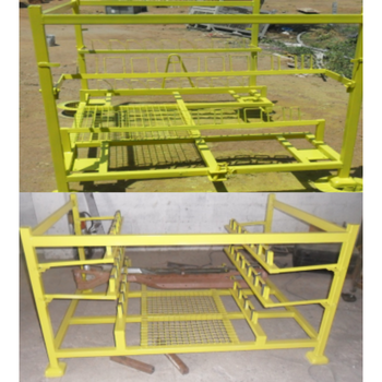 Custom-designed yellow fabricated metal fixture